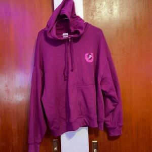 Victorias pink hoodie